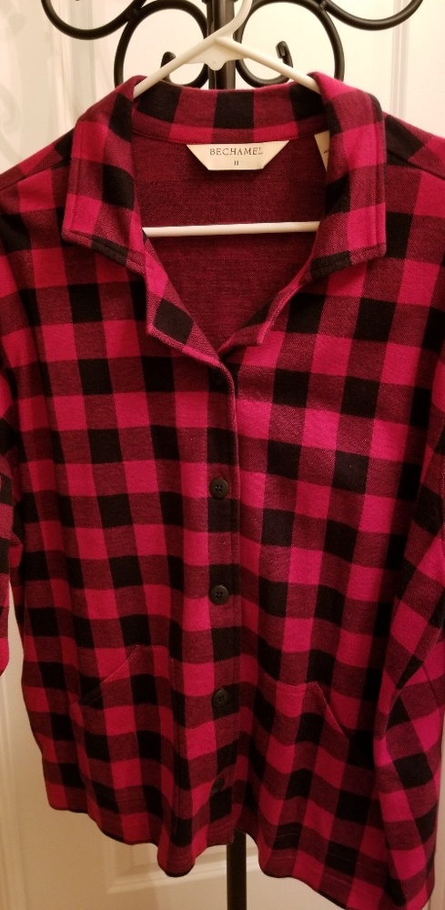 Red&black buffalo check, light jacket,blazer,shirt